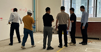 名花香料辦公樓裝修?項目三方現場交底