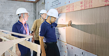 袁光總經理帶隊搞“突襲” 開展辦公樓裝修工地巡檢活動