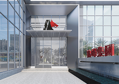 狼峰集團總部辦公樓裝修